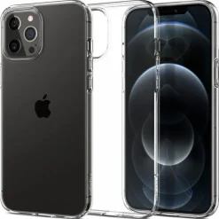 Etui SPIGEN Liquid Crystal iPhone 12 12 Pro Crystal Clear Przeźroczyste Case