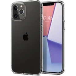 Etui SPIGEN Liquid Crystal iPhone 12 12 Pro Crystal Clear Przeźroczyste Case