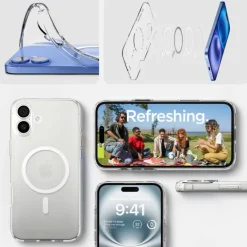 Etui SPIGEN LIQUID CRYSTAL MAG MAGSAFE IPHONE 16 PLUS CLEAR