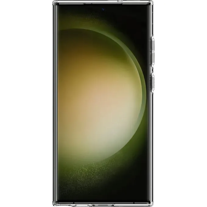 Etui Spigen Liquid Crystal Samsung S23 Ultra Crystal Clear Przezroczysty Case