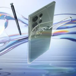 Etui Spigen Liquid Crystal Samsung S23 Ultra Crystal Clear Przezroczysty Case