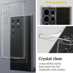 Etui Spigen Liquid Crystal Samsung Galaxy S24 Ultra Crystal Clear Case