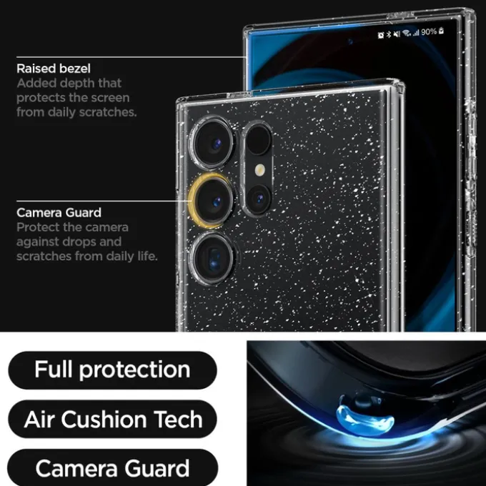 Etui Spigen Liquid Crystal Samsung Galaxy S24 Ultra Glitter Crystal Case