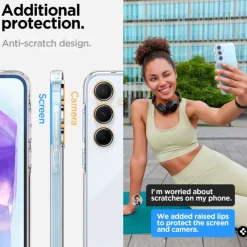 Etui Spigen Liquid Crystal Samsung Galaxy A55 5g Crystal Clear Case