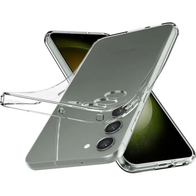 Etui Spigen Liquid Crystal Samsung S23 Crystal Clear Przezroczysty Case