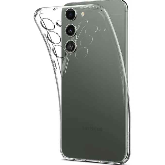 Etui Spigen Liquid Crystal Samsung S23 Crystal Clear Przezroczysty Case