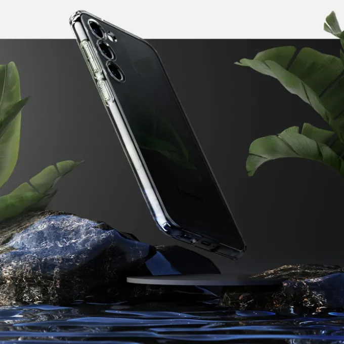 Etui Spigen Liquid Crystal Samsung S23 Crystal Clear Przezroczysty Case