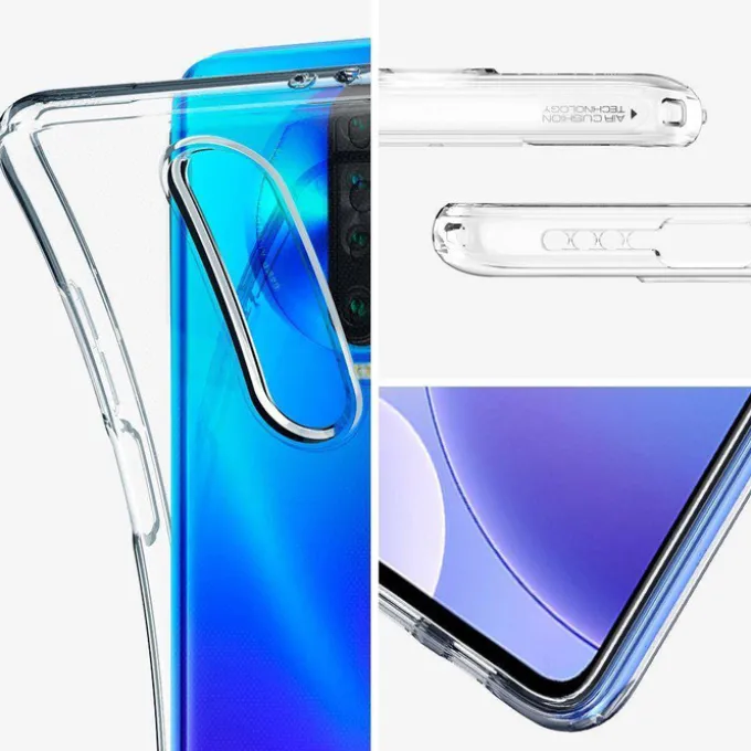 Etui SPIGEN Liquid Crystal Xiaomi Poco X2 / Redmi K30 Clear Przeźroczyste Case