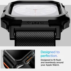 ETUI SPIGEN LITE FIT ”PRO” APPLE WATCH 10 (42 MM) MATTE BLACK