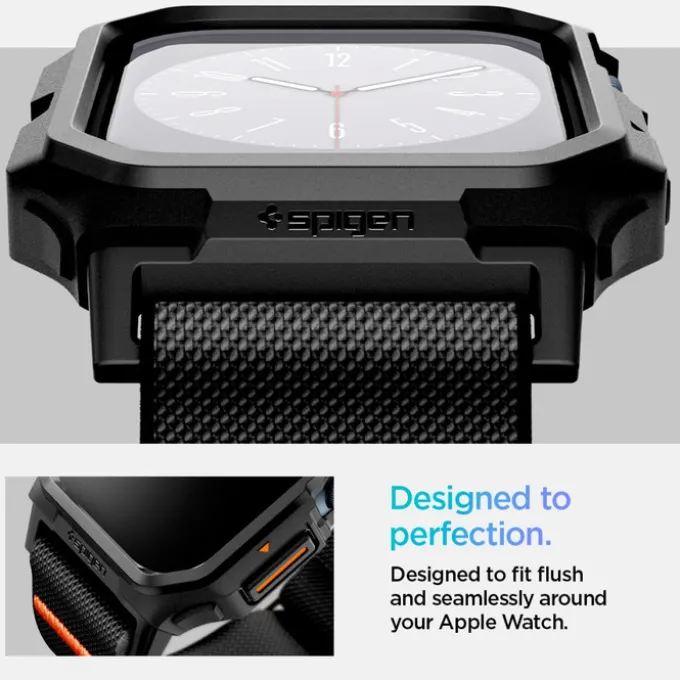 ETUI SPIGEN LITE FIT ”PRO” APPLE WATCH 10 (42 MM) MATTE BLACK