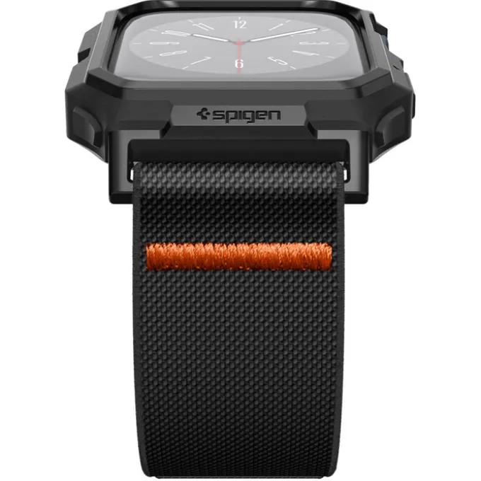 Etui SPIGEN LITE FIT ”PRO” APPLE WATCH 4 / 5 / 6 / 7 / 8 / 9 / SE (44 / 45 MM) MATTE BLACK