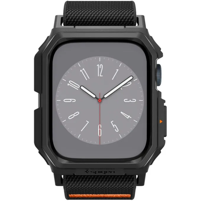 Etui SPIGEN LITE FIT ”PRO” APPLE WATCH 4 / 5 / 6 / 7 / 8 / 9 / SE (44 / 45 MM) MATTE BLACK
