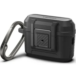 ETUI SPIGEN LOCK FIT AIRPODS PRO 1 / 2 MATTE BLACK