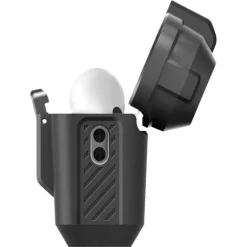ETUI SPIGEN LOCK FIT AIRPODS PRO 1 / 2 MATTE BLACK