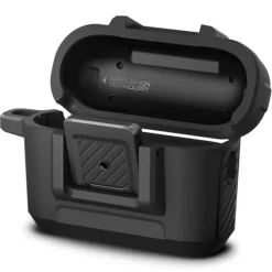 ETUI SPIGEN LOCK FIT AIRPODS PRO 1 / 2 MATTE BLACK