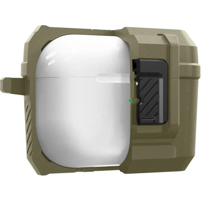 Etui Spigen Lock Fit Airpods Pro 1 / 2 Vintage Khaki Case