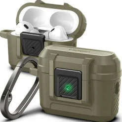 Etui Spigen Lock Fit Airpods Pro 1 / 2 Vintage Khaki Case