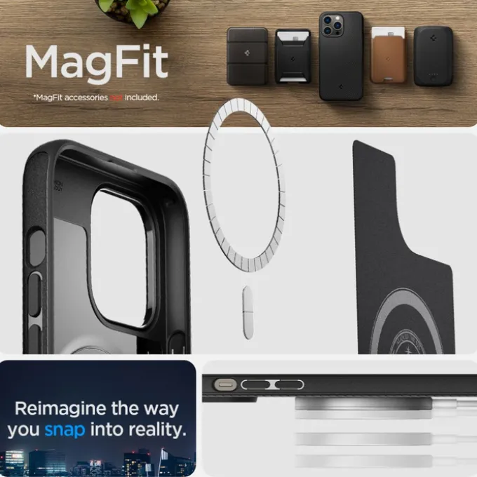 Etui Spigen Mag Armor iPhone 14 Pro Matte Black