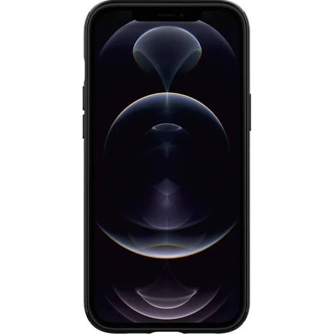 Etui SPIGEN Mag Armor iPhone 12 12 Pro Matte Black Czarne Case