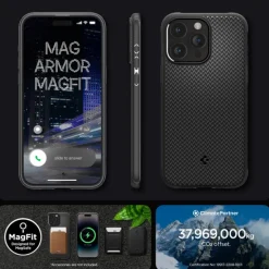Etui Spigen Mag Armor iPhone 15 Pro Matte Black