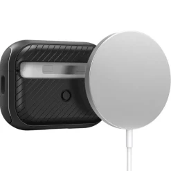Etui Spigen Mag Armor Magsafe Apple Airpods Pro 1 / 2 Matte Black Case