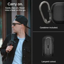 Etui Spigen Mag Armor Magsafe Apple Airpods Pro 1 / 2 Matte Black Case