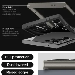Etui Spigen Neo Hybrid Samsung Galaxy S24 Ultra Gunmetal Case