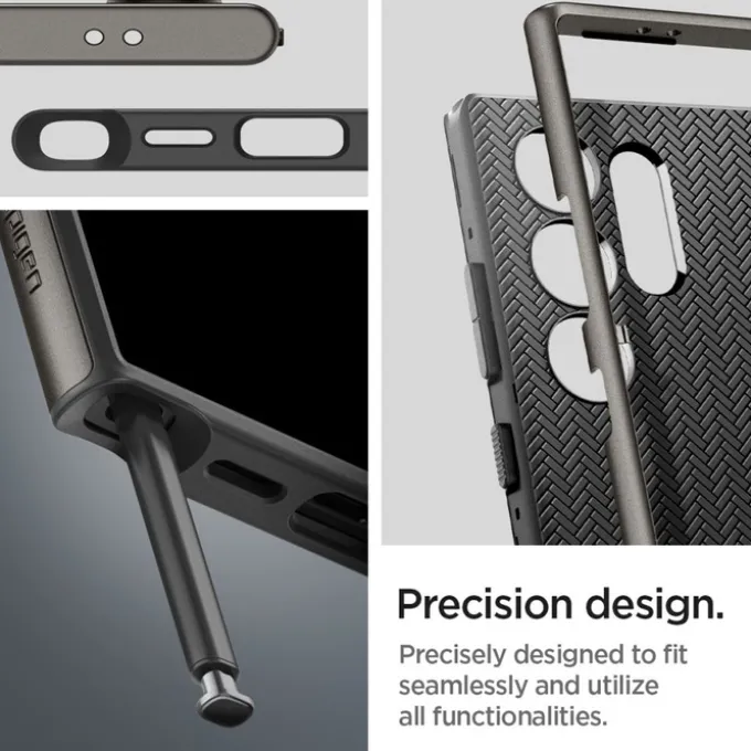 Etui Spigen Neo Hybrid Samsung Galaxy S24 Ultra Gunmetal Case