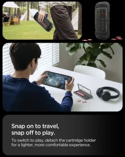 ETUI SPIGEN NINTENDO SWITCH 2 SNAP CZARNE