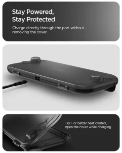 ETUI SPIGEN NINTENDO SWITCH 2 THIN FIT 360 FROST BLACK