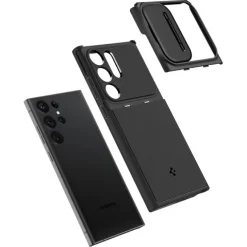 Etui Spigen Optik Armor Galaxy S23 Ultra Black Case
