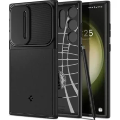 Etui Spigen Optik Armor Galaxy S23 Ultra Black Case