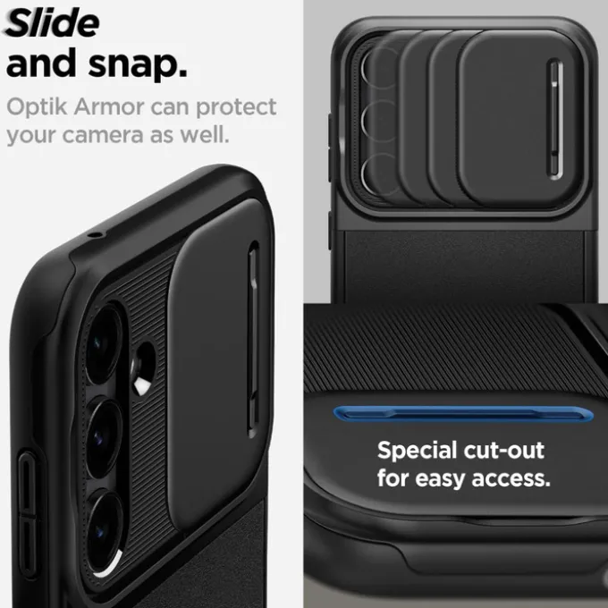 Etui Spigen Optik Armor Galaxy S23 FE Black Case