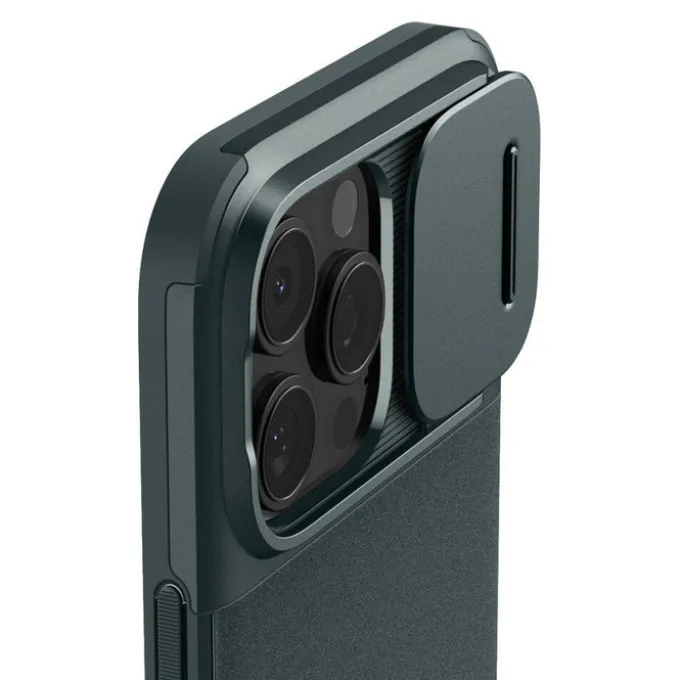 ETUI SPIGEN OPTIK ARMOR MAG MAGSAFE IPHONE 16 PRO MAX ABYSS GREEN