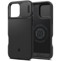 ETUI SPIGEN OPTIK ARMOR MAG MAGSAFE IPHONE 16 PRO BLACK
