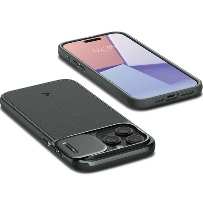 Etui Spigen Optik Armor Mag Magsafe iPhone 15 Pro Abyss Green Case