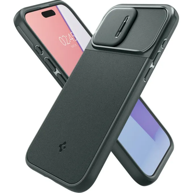 Etui Spigen Optik Armor Mag Magsafe iPhone 15 Pro Abyss Green Case