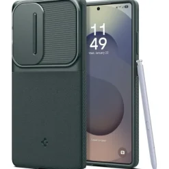 ETUI SPIGEN OPTIK ARMOR SAMSUNG GALAXY S25 ULTRA ABYSS GREEN