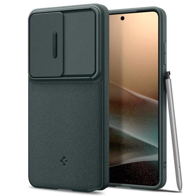 ETUI SPIGEN OPTIK ARMOR SAMSUNG GALAXY S26 ULTRA ABYSS GREEN