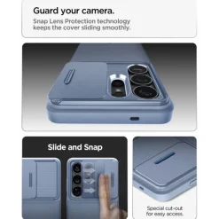 ETUI SPIGEN OPTIK ARMOR SAMSUNG GALAXY S26 ULTRA LIGHT BLUE