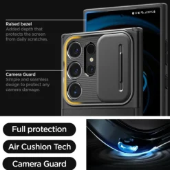 Etui Spigen Optik Armor Samsung Galaxy S24 Ultra Black Case