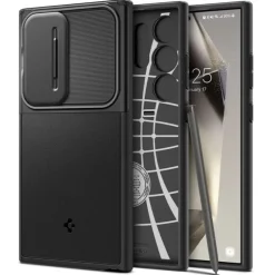 Etui Spigen Optik Armor Samsung Galaxy S24 Ultra Black Case