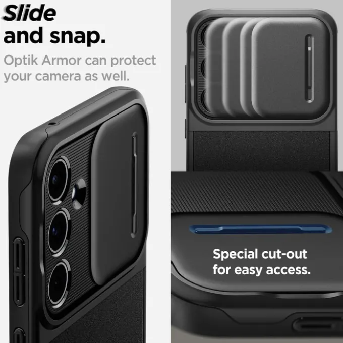 Etui Spigen Optik Armor Samsung Galaxy A55 5g Black Case