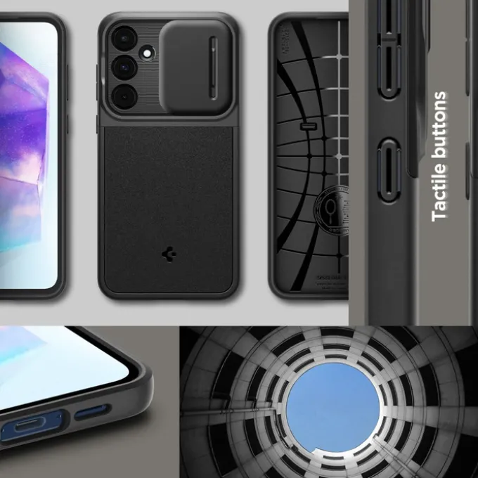 Etui Spigen Optik Armor Samsung Galaxy A55 5g Black Case