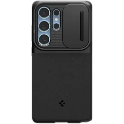 ETUI SPIGEN OPTIK ARMOR SAMSUNG GALAXY S25 ULTRA BLACK