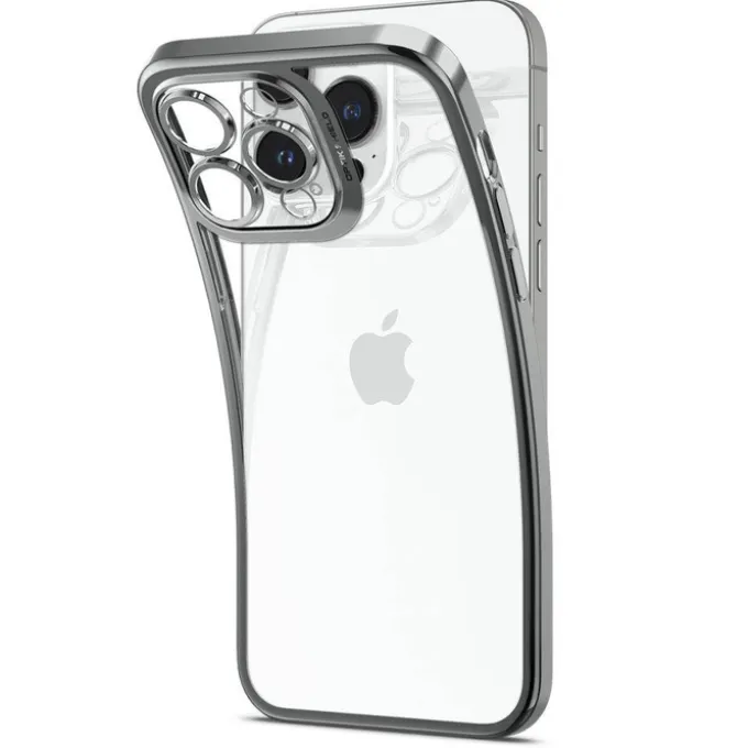 Etui Spigen Optik Crystal iPhone 14 Pro Max Chrome Greycase