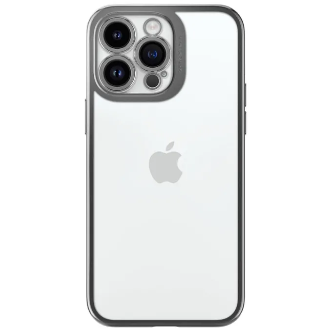 Etui Spigen Optik Crystal iPhone 14 Pro Chrome Grey