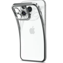 Etui Spigen Optik Crystal iPhone 14 Pro Chrome Grey