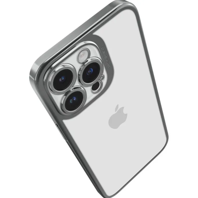 Etui Spigen Optik Crystal iPhone 14 Pro Chrome Grey