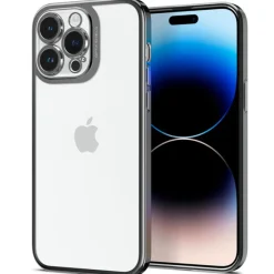 Etui Spigen Optik Crystal iPhone 14 Pro Chrome Grey